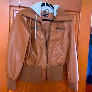New look leather jacket 1x